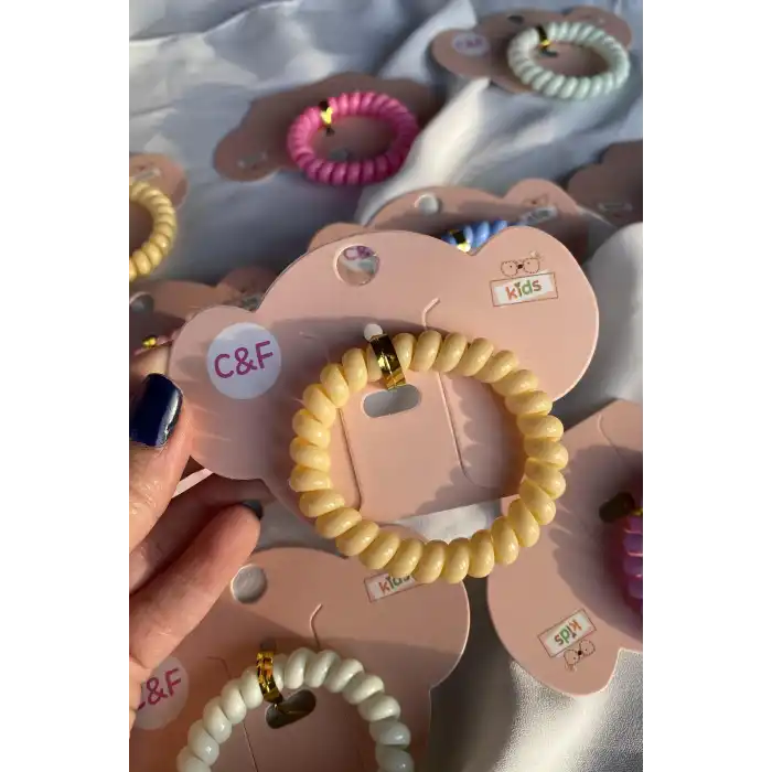 12li  Karışık Renk Helezon Toka Set