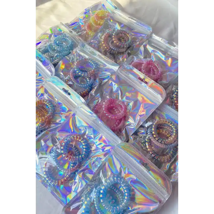 12li Karışık Renk Helezon Toka Set