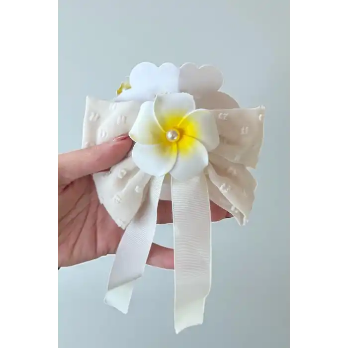 12li Karışık Renk Kurdele Figürlü Çiçek Detaylı Otomat Toka Set