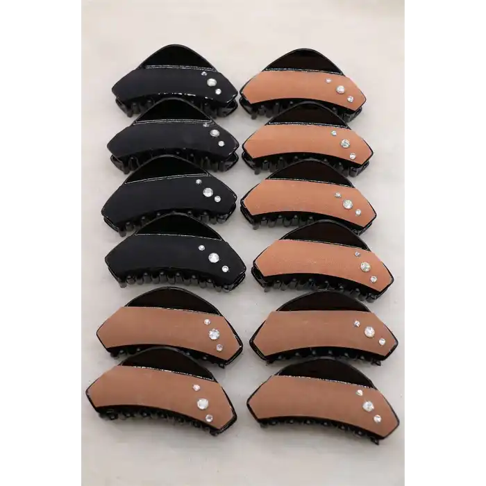 12li Karışık Renk Mandal Toka