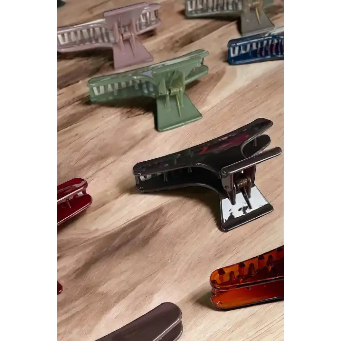 12li Karışık Renk Mandal Toka Set