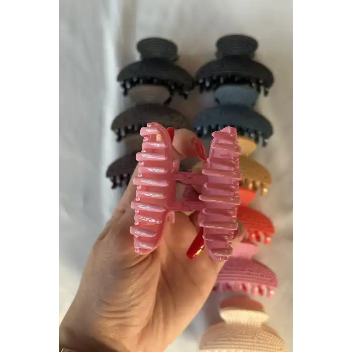 12li Karışık Renk Mandal Toka Set