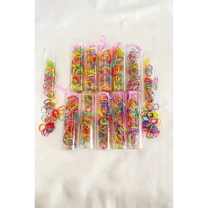 12li Karışık Renk Perma Lastik Toka Set