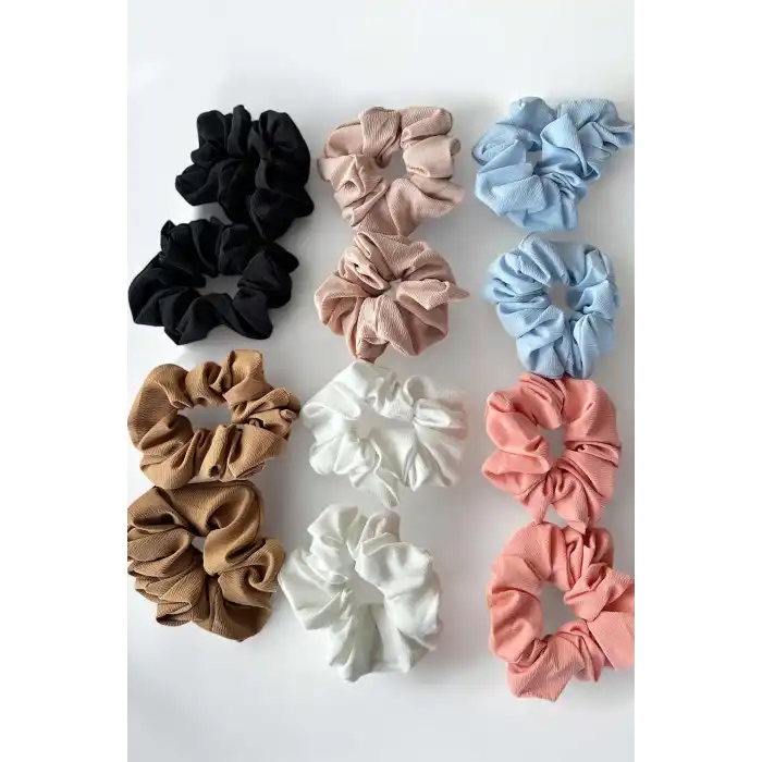 12li Karışık Renk Simit Toka Set