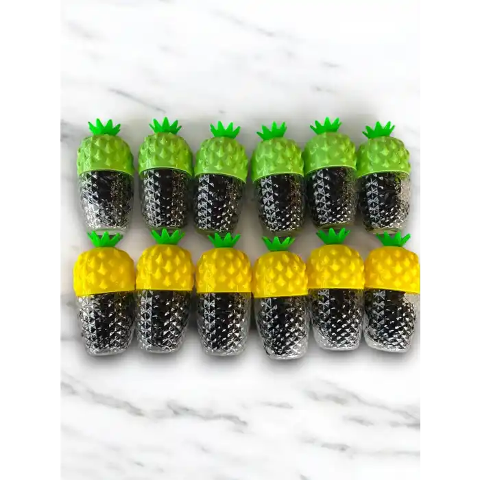 12li Siyah Renk Perma Lastik Toka