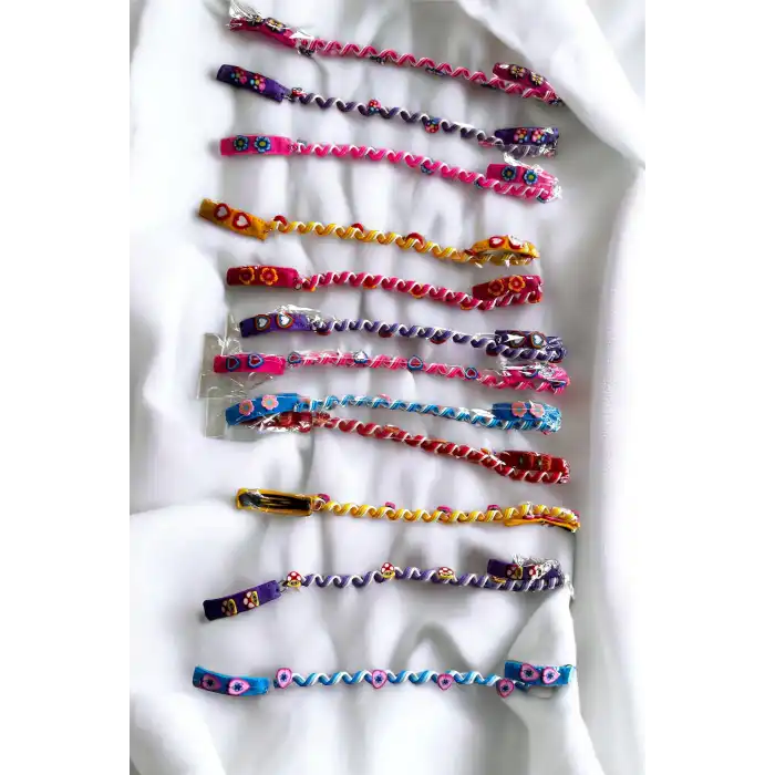 12li Spiral Yaylı Yan Toka Set