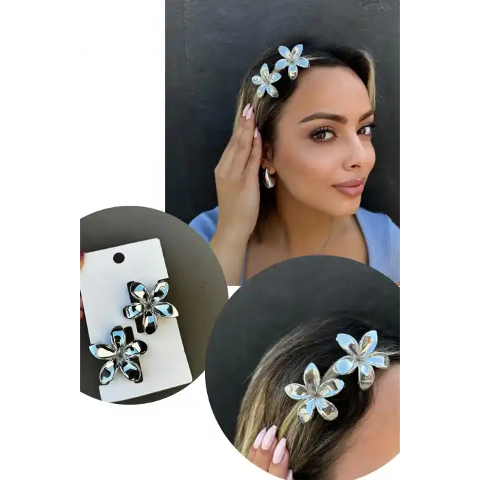 2li Gri Renk Lotus Pens Toka Set