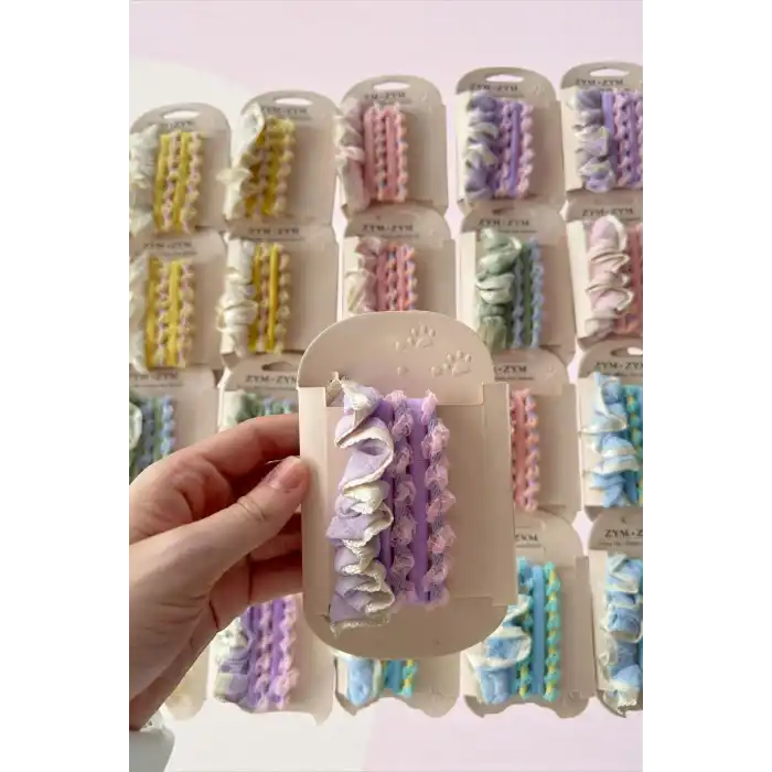 20li Karışık Renk Lastik Toka Set