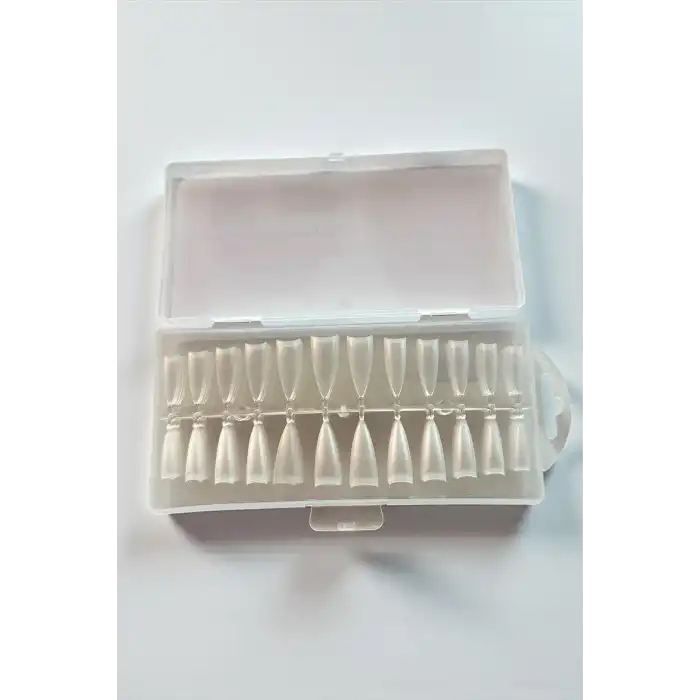 240lı Şeffaf Renk Tips  Profesyonel Protez Tırnak Set