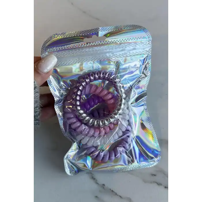 4lü Karışık Renk Helezon Toka