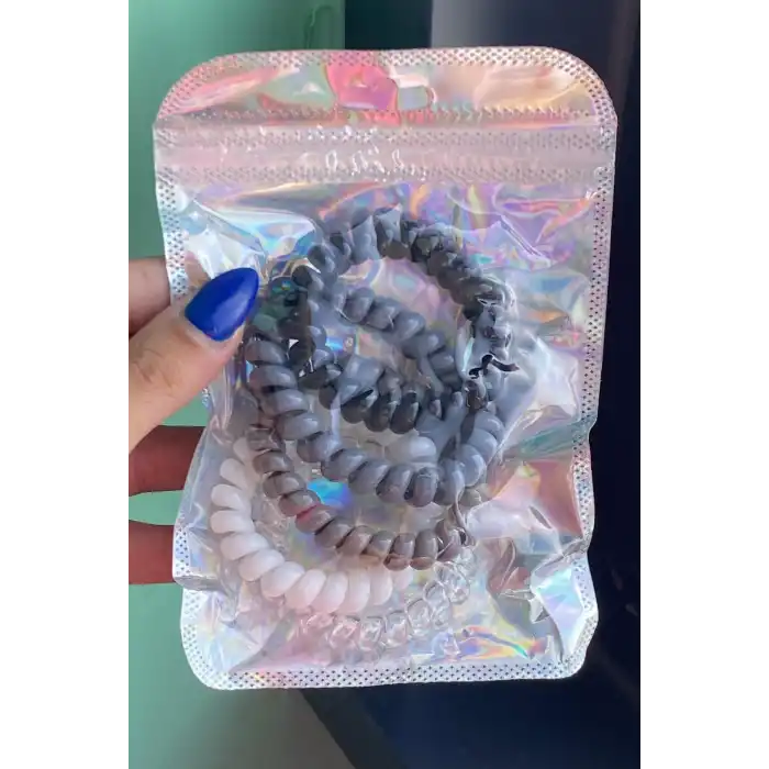 5li Karışık Renk Helezon Toka Set