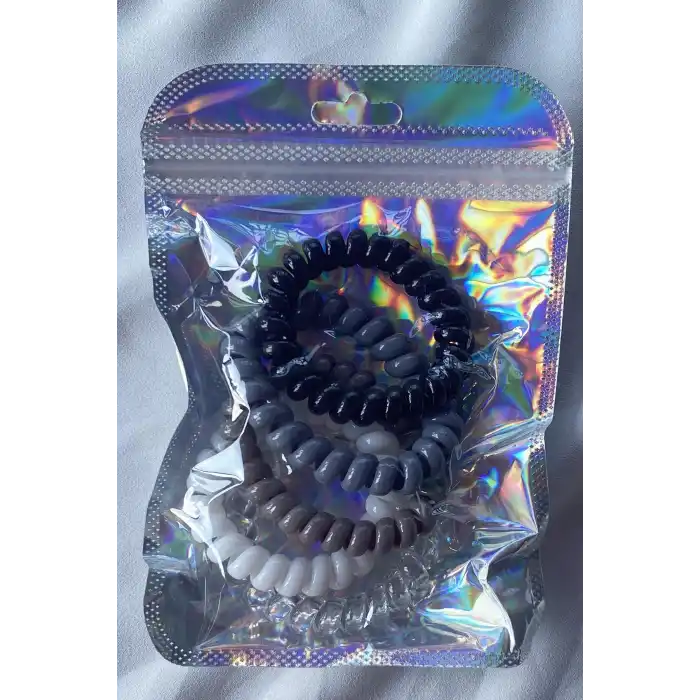 5li Karışık Renk Helezon Toka Set