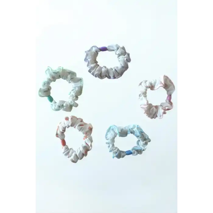 5li Karışık Renk Lastik Toka Set