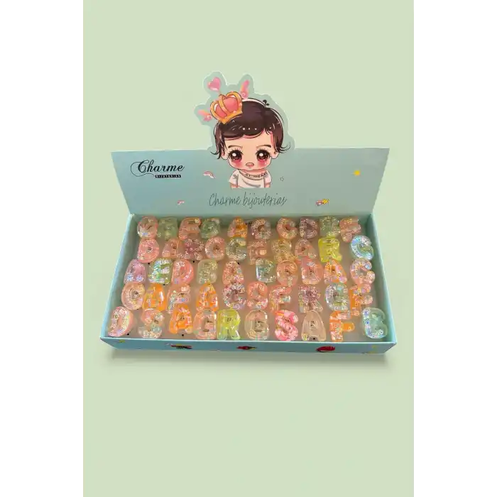 50 Adet Karışık Figürlü Işıklı Yüzük Set