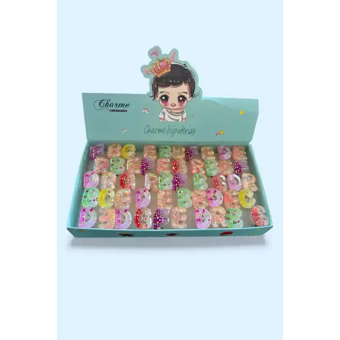 50 Adet Karışık Figürlü Işıklı Yüzük Set