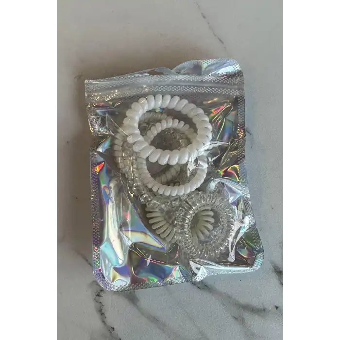 7li Beyaz Renk Helezon Toka