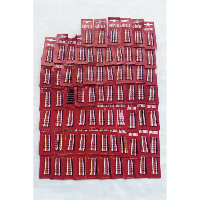 72li Karışık Renk Tel Toka Set