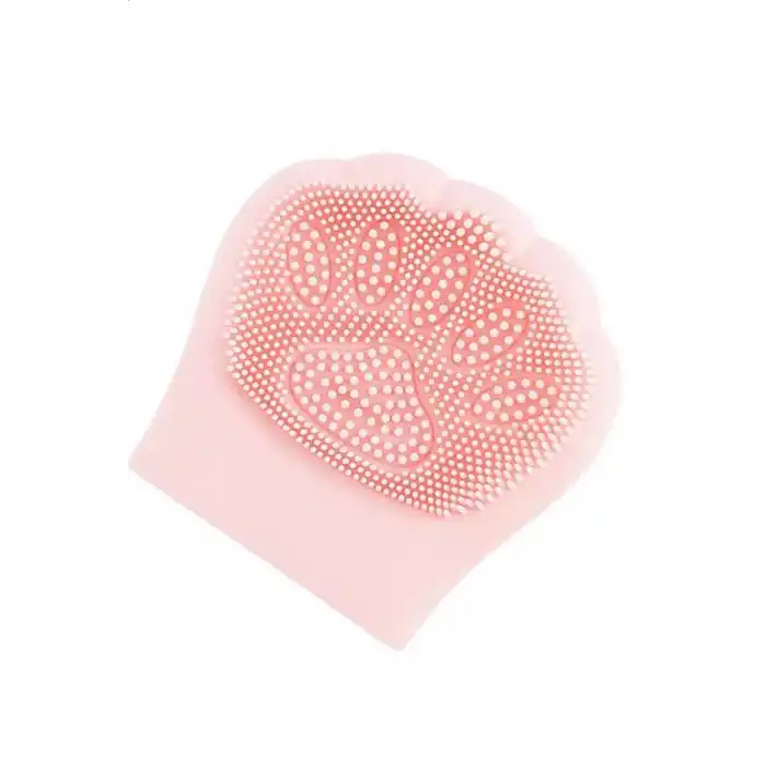 Açık Pembe Renk Pati Figürlü Yüz Yıkama Aparatı