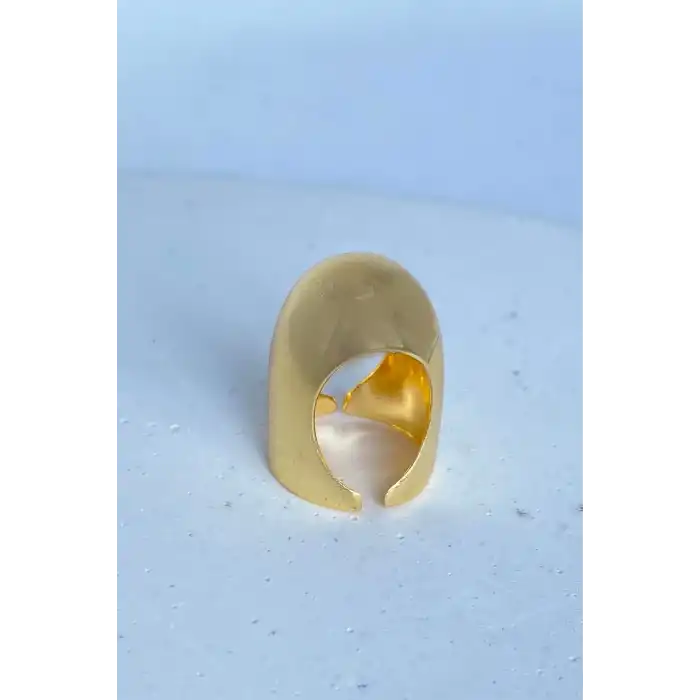 Altın Renk Ayarlanabilir Tırnak Yüzüğü