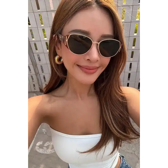 Altın Renk Çelik Halka Küpe (Çift)