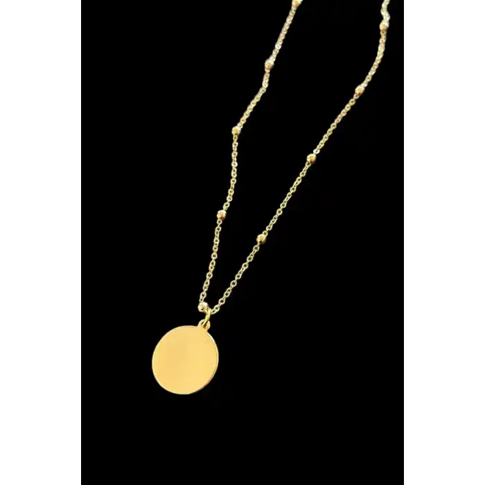 Altın Renk Çelik Kolye