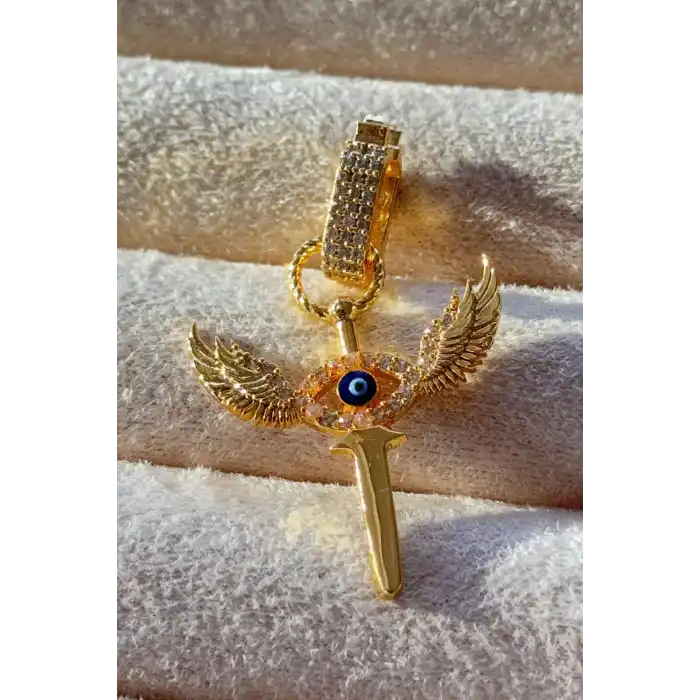 Altın Renk Melek Figürlü Ajda Charm