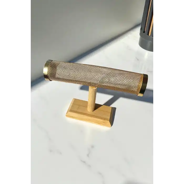 Altın Renk Saat/Bileklik Takı Standı