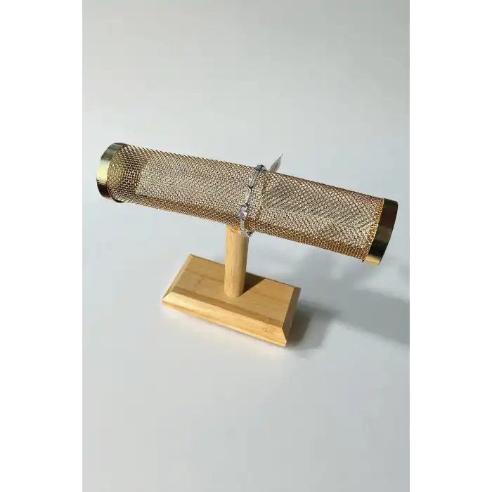 Altın Renk Saat/Bileklik Takı Standı