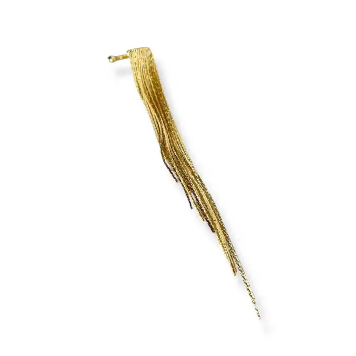 Altın Renk Sallantılı Ear Cuff (Tek)