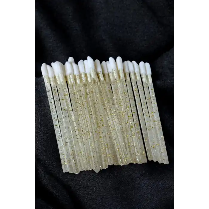 Altın Renk Sim Detaylı Ruj Sürme Çubuğu