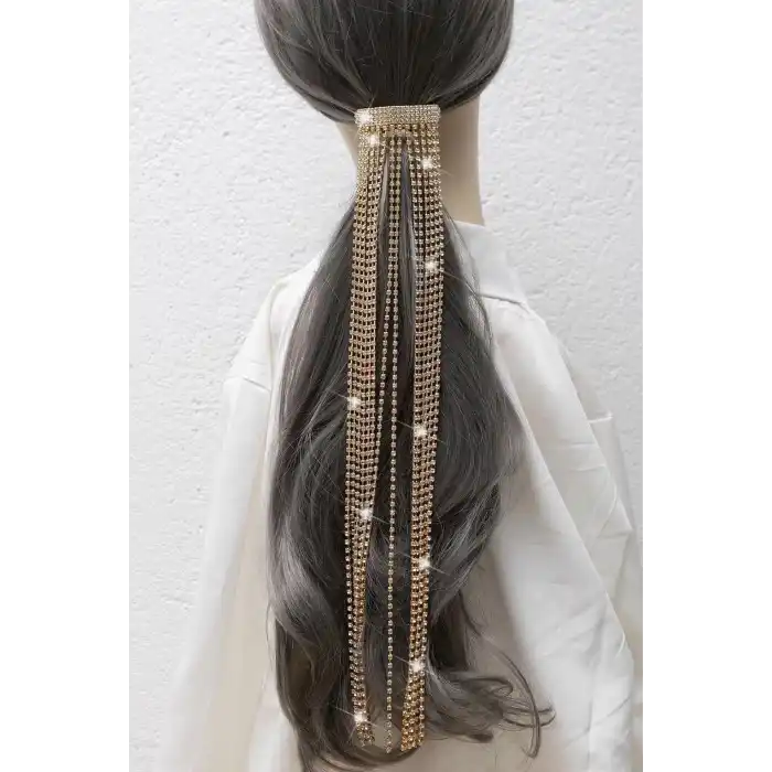 Altın Renk Taşlı Özel Tasarım Toka