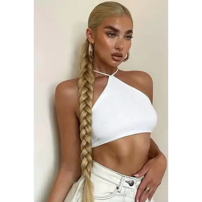 Bal Köpüğü Renk Örgülü At Kuyruğu Saç