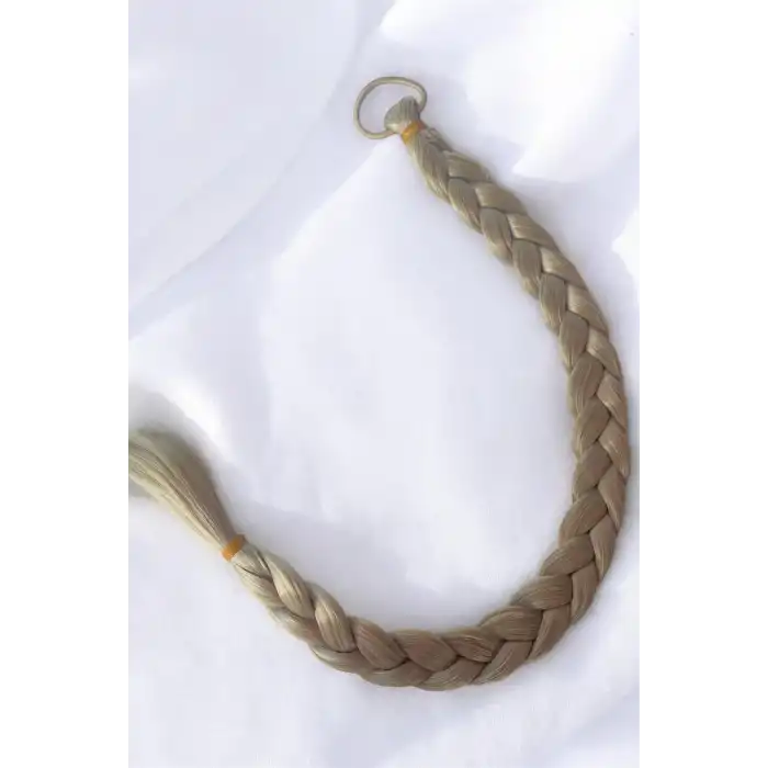 Bal Köpüğü Renk Örgülü At Kuyruğu Saç