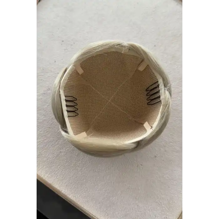 Bal Köpüğü Renk Örgülü Topuz Tokası