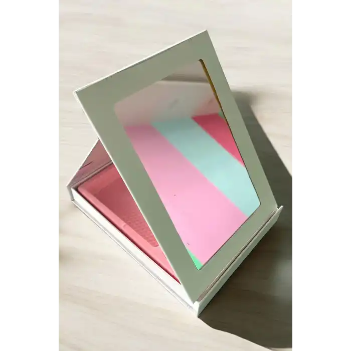 Beyaz Renk Ayna Detaylı Takı Organizeri