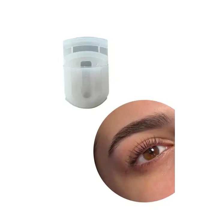 Beyaz Renk Kirpik Kıvırıcı/ Kirpik Kıvırma Aparatı