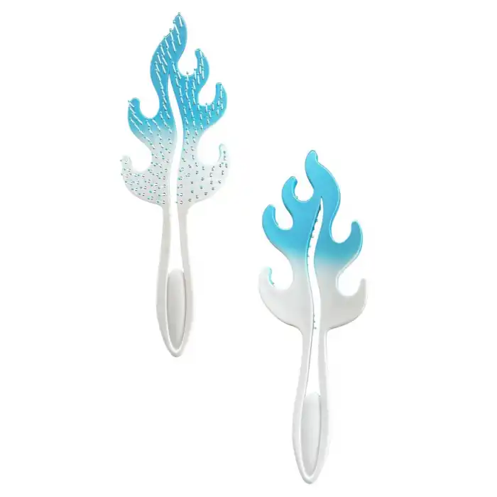 Beyaz Ve Mavi Renk Şaç Fırçası/ Tarak