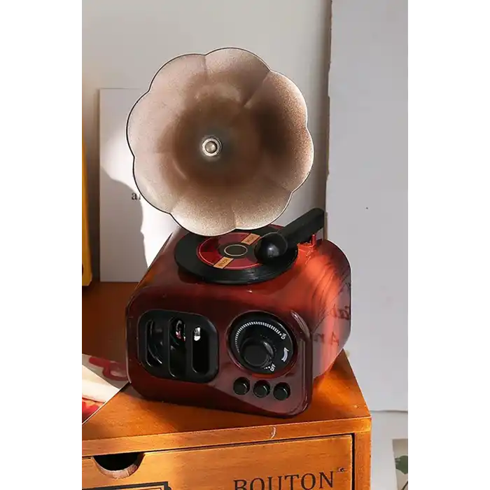 Dekoratif Gramafon Müzik Kutusu