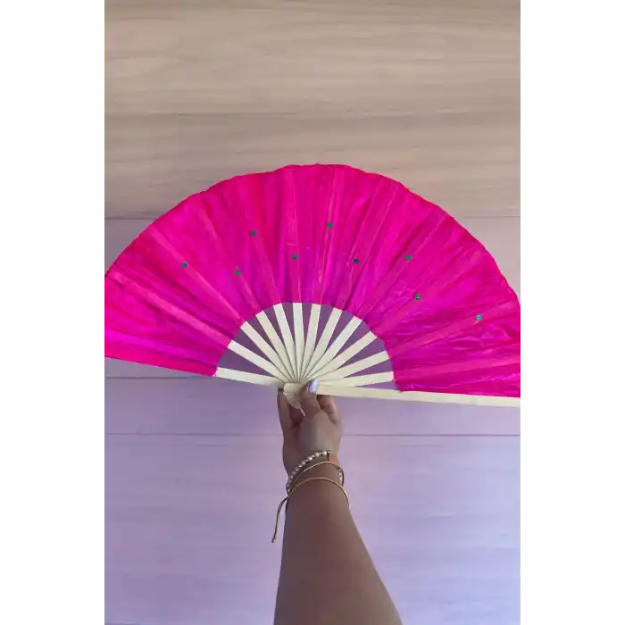 Fuşya Renk Yelpaze (Büyük Boy)