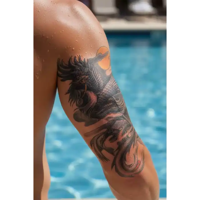 Geçici Anka Kuşu Dövme Tattoo