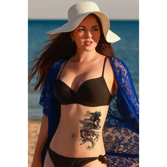 Geçici Anka Kuşu Dövme Tattoo