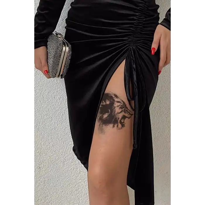 Geçici Aslan Dövme Tattoo