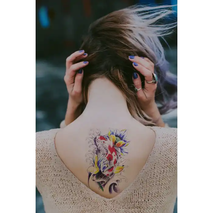Geçici Balık Dövme Tattoo