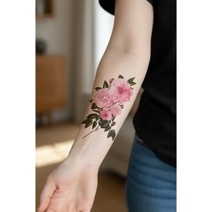 Geçici Çiçek Dövme Tattoo