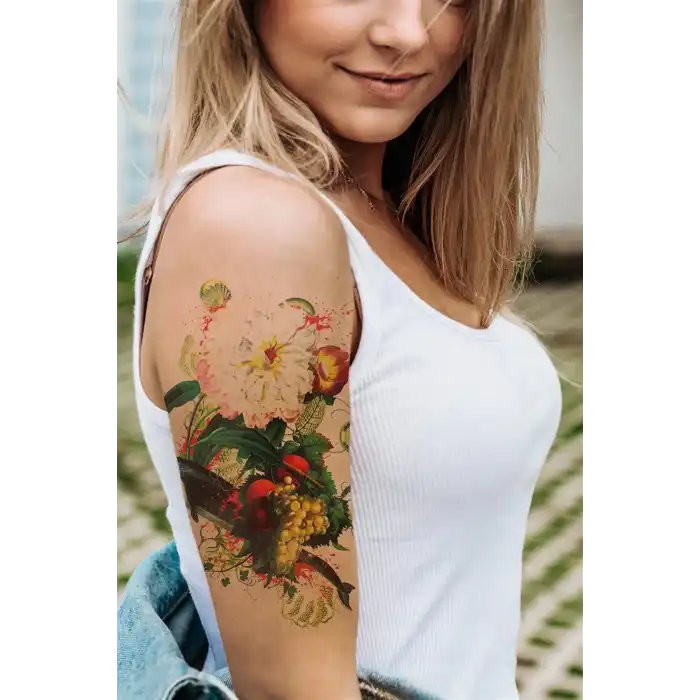 Geçici Çiçek Dövme Tattoo