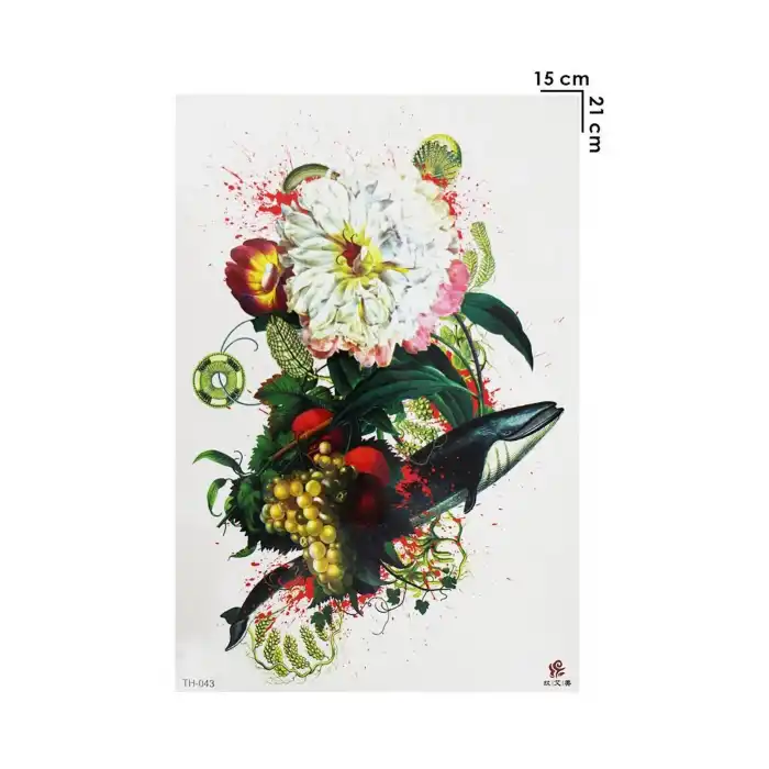 Geçici Çiçek Dövme Tattoo