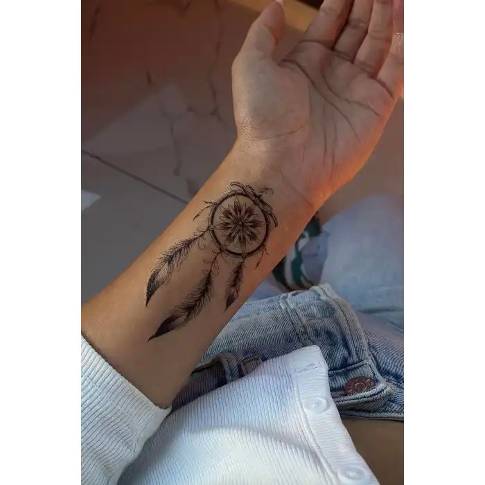 Geçici Düş Kapanı Figürlü Dövme Tatto