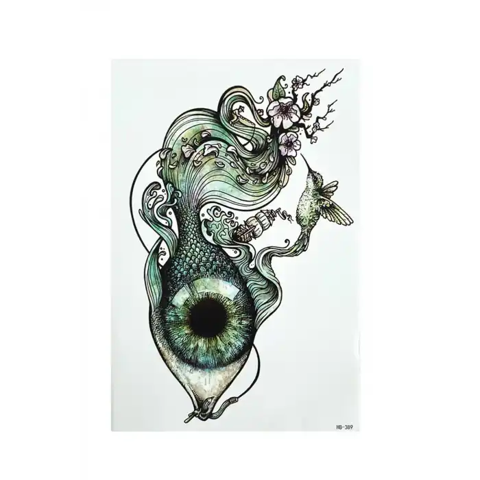 Geçici Göz Dövme Tattoo