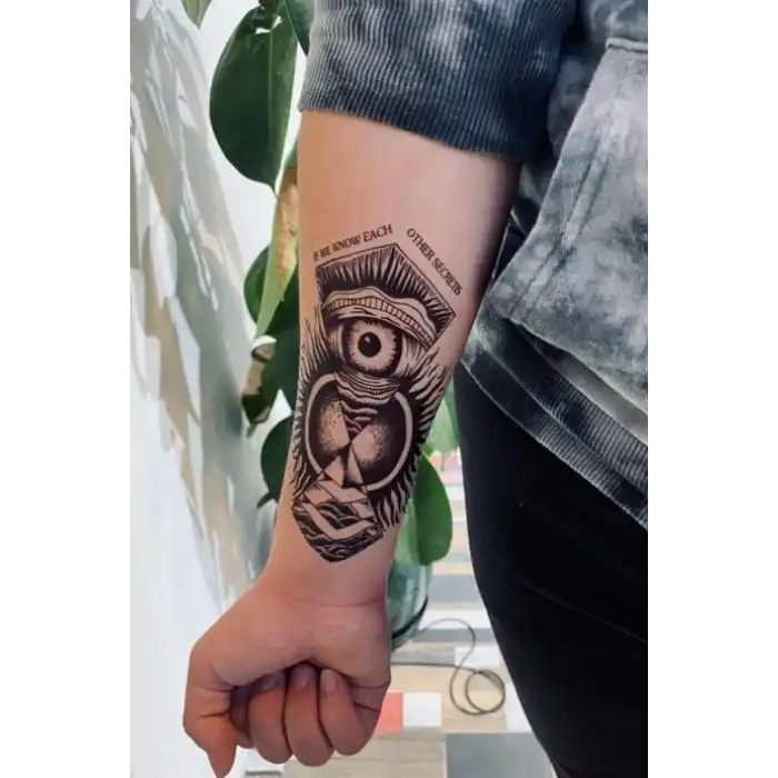 Geçici Göz Dövme Tattoo