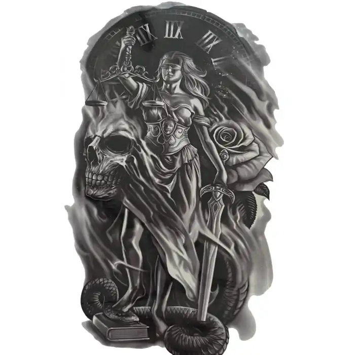 Geçici Heykel Figürlü Dövme Tattoo